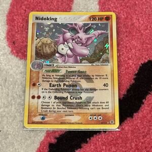 Nidoking [Reverse Holo] #8 – Pokémon EX FireRed & LeafGreen – Light Played